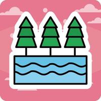 River Vector Icon