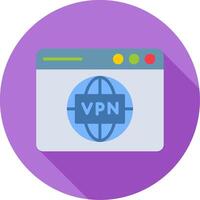 icono de vector vpn