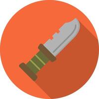 Military Knife Vector Icon