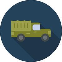 Military Truck Vector Icon