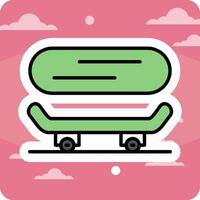 Skateboard Vector Icon