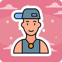 Rapper Vector Icon