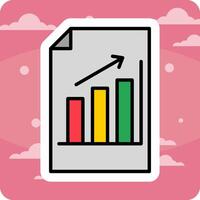 Bar Chart Vector Icon