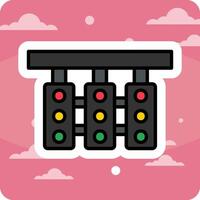 Traffic Lights Vector Icon