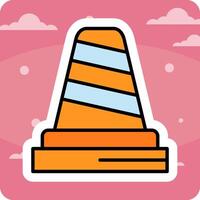 Traffic Cone Vector Icon