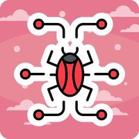 Digital virus Vector Icon