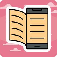 Digital Book Vector Icon