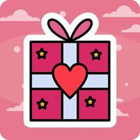 icono de vector de regalo