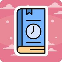 Book Time Limit Vector Icon