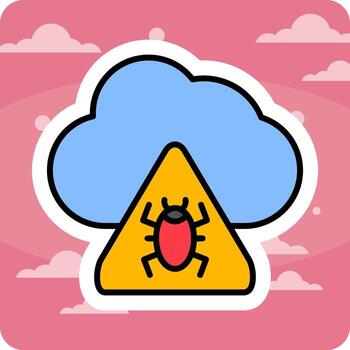 Cloud Computing Vector Icon