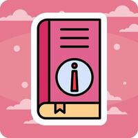 Book Information Vector Icon