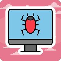 Computer Virus Vector Icon