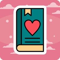 Love Book Vector Icon