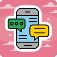 Chatting Vector Icon