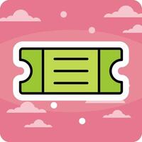 Ticket Vector Icon