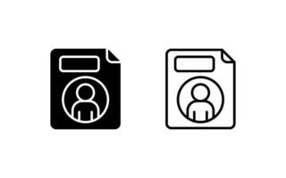 Personal File Vector Icon