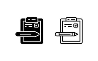 Pen And Paper Vector Icon