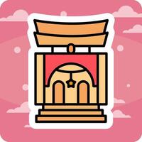 Shrine Vector Icon