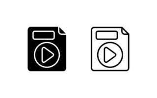 Video File Vector Icon