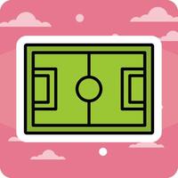 Football Ground Vector Icon