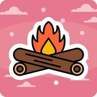 Bonfire Vector Icon