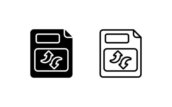 icono de vector de documento