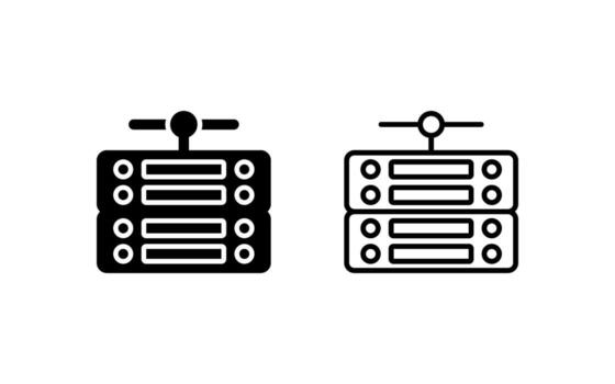 icono de vector de servidor