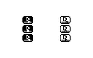 Videos Vector Icon