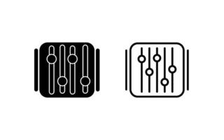 Sliders Vector Icon