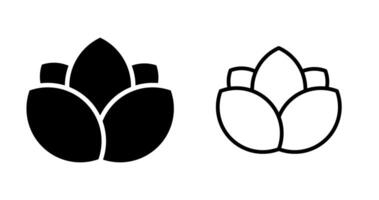 Lotus flower Vector Icon