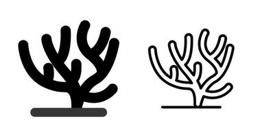 icono de vector de coral