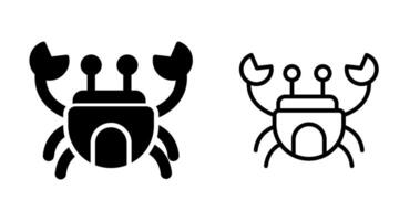 Crab Vector Icon