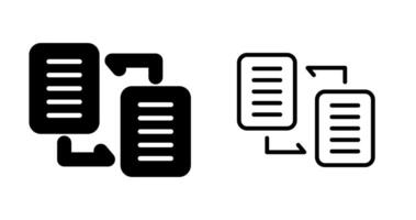 Document Distribution Vector Icon