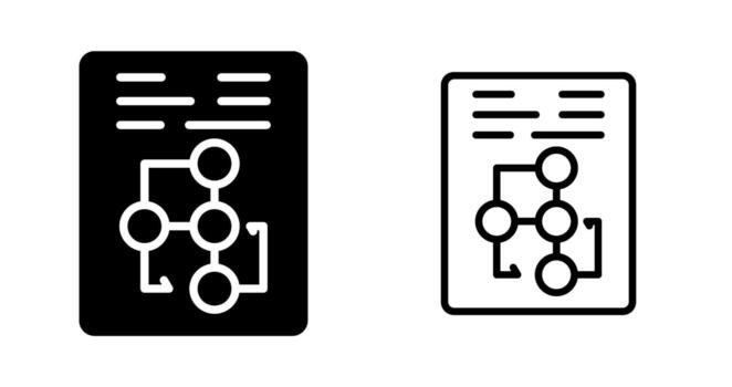 Document Workflow Vector Icon