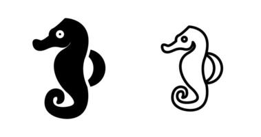 Seahorse Vector Icon