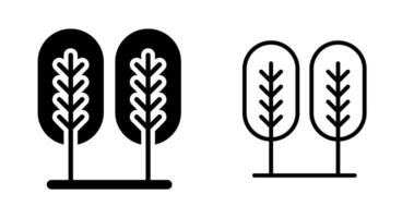 Birch tree Vector Icon