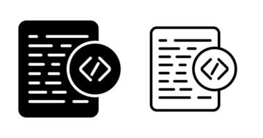 Document Metadata Vector Icon