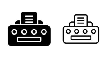 Document Printing Vector Icon