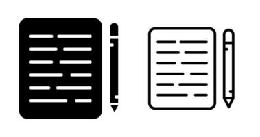 Document Editing Vector Icon