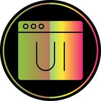 Ui Glyph Due Color Icon vector