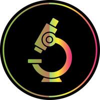 Microscope Glyph Due Color Icon vector