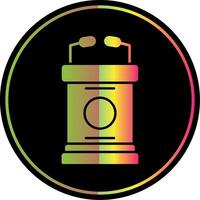 Lectern Glyph Due Color Icon vector
