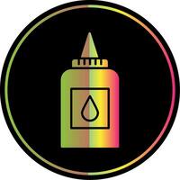 Liquid Glue Glyph Due Color Icon vector