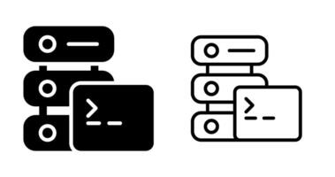 ssh hospedaje vector icono