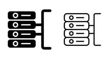 icono de vector de base de datos