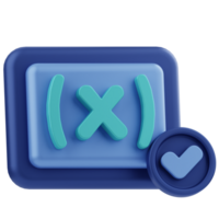 Variable Type Programing Language 3D Illustration png