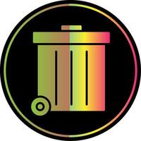 Refuse Glyph Due Color Icon vector