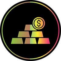 Ingots Glyph Due Color Icon vector