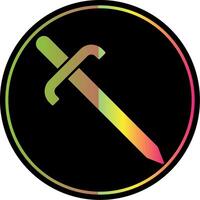 Cutlass Glyph Due Color Icon vector