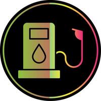 Oil Glyph Due Color Icon vector